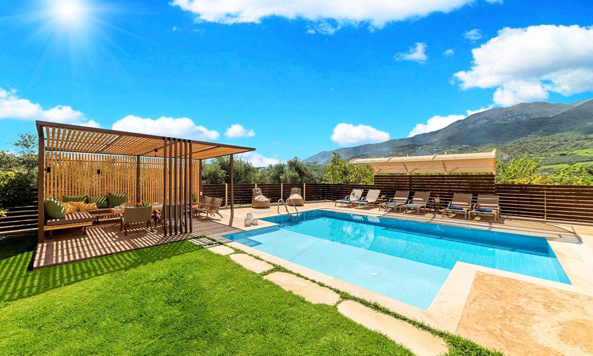 Cretan Sunrise Villa Heated Pool Dhimitrouliana Luaran gambar