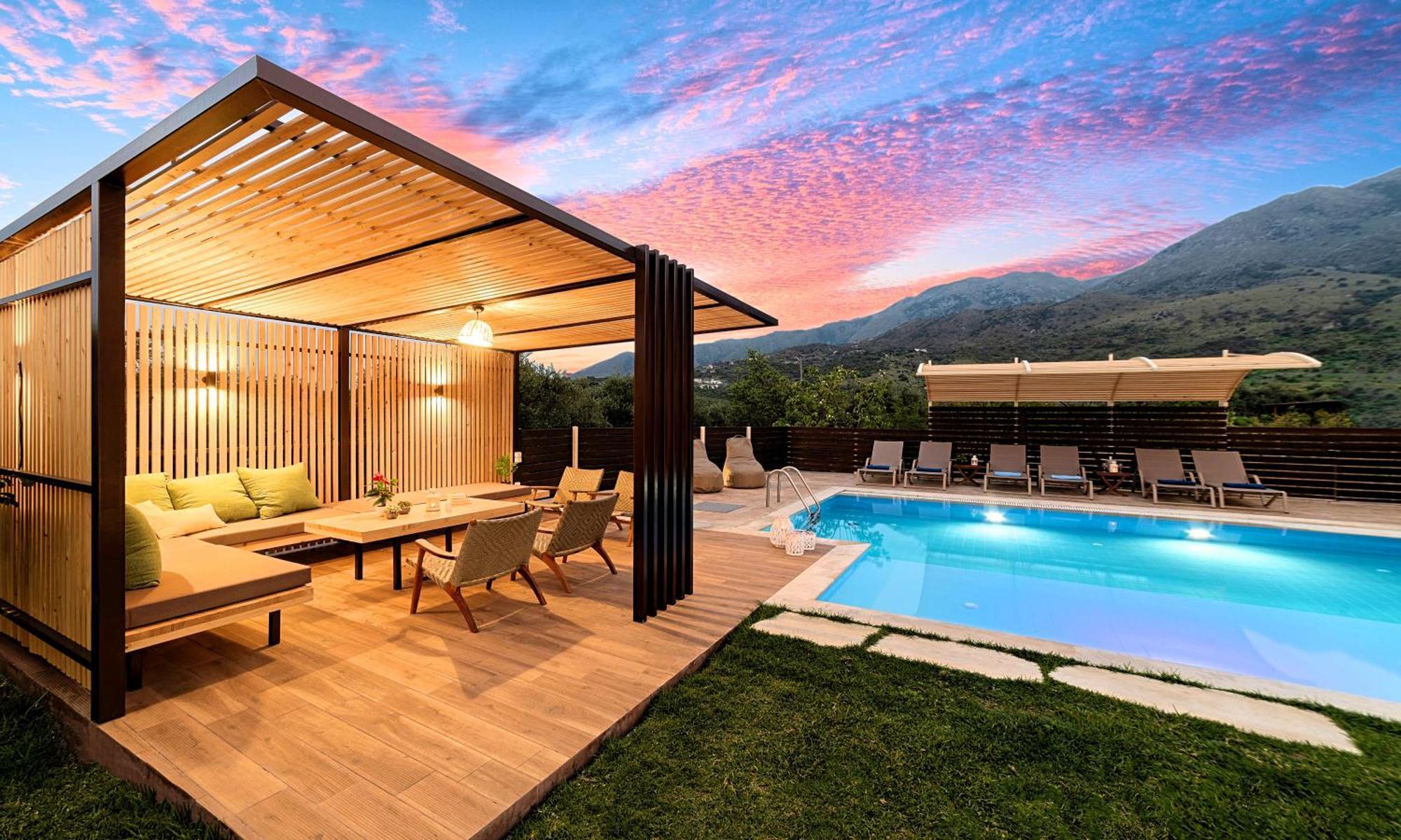 Cretan Sunrise Villa Heated Pool Dhimitrouliana Luaran gambar
