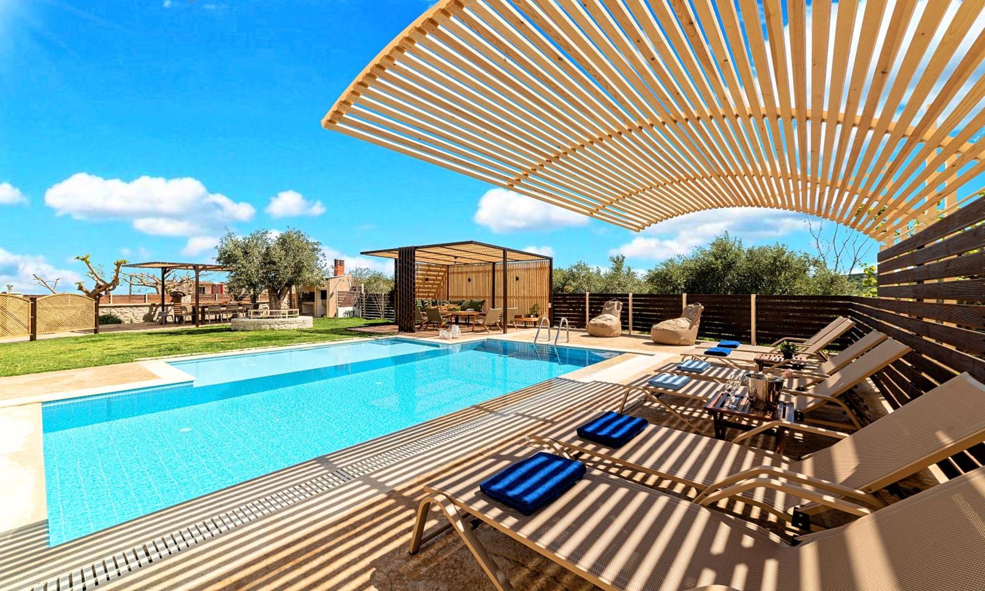 Cretan Sunrise Villa Heated Pool Dhimitrouliana Luaran gambar